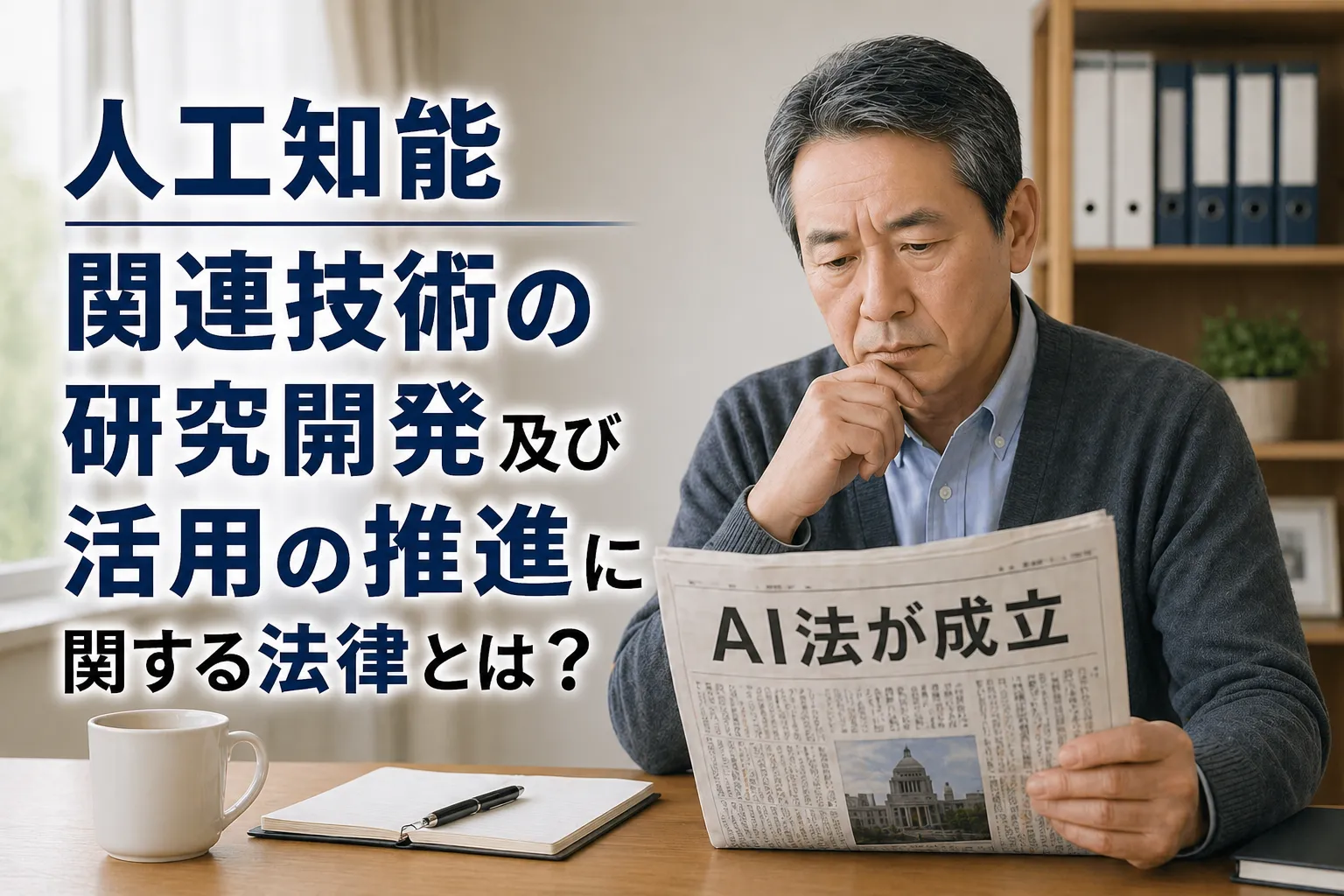 人工知能関連技術の研究開発及び活用の推進に関する法律とは？