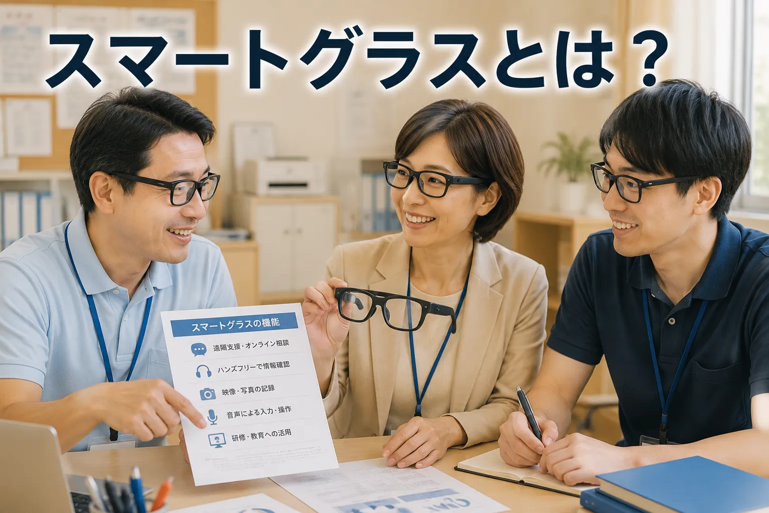 スマートグラスとは?介護の現場で活用するメリットから費用まで解説